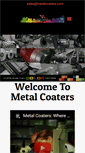 Mobile Screenshot of metalcoaters.com