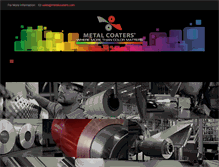 Tablet Screenshot of metalcoaters.com